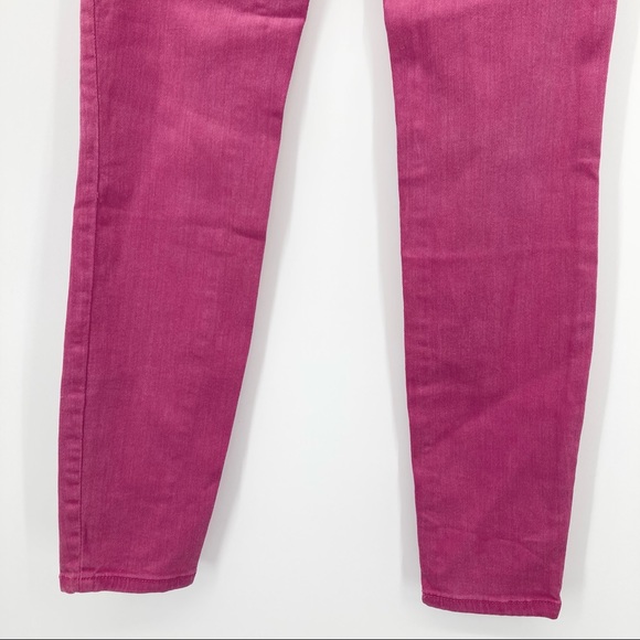 ❤️🔥 (5/20) NWT Cello High Rose Crop Skinny Pink Jeans Size 5 - Picture 4 of 13